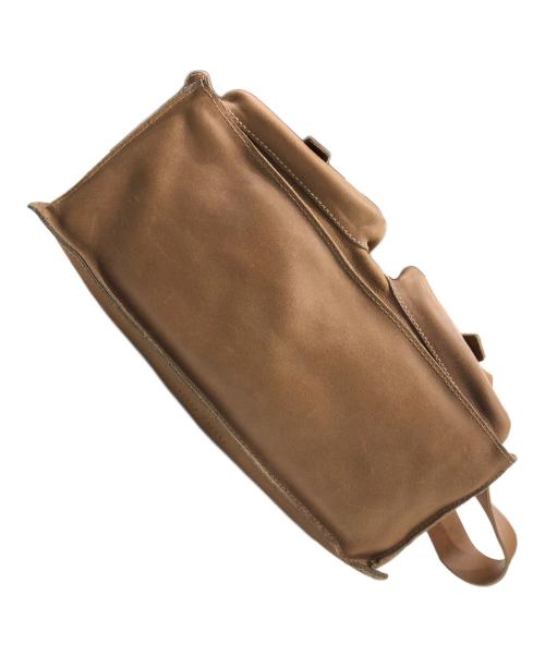 MIU MIU（ミュウミュウ）MIU MIU (ミュウミュウ) オールドレザーショルダーバッグ ブラウンの古着・服飾アイテム