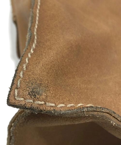 MIU MIU（ミュウミュウ）MIU MIU (ミュウミュウ) オールドレザーショルダーバッグ ブラウンの古着・服飾アイテム