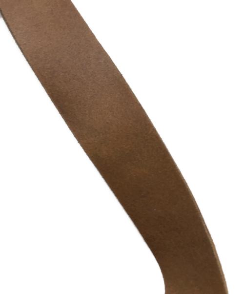 MIU MIU（ミュウミュウ）MIU MIU (ミュウミュウ) オールドレザーショルダーバッグ ブラウンの古着・服飾アイテム