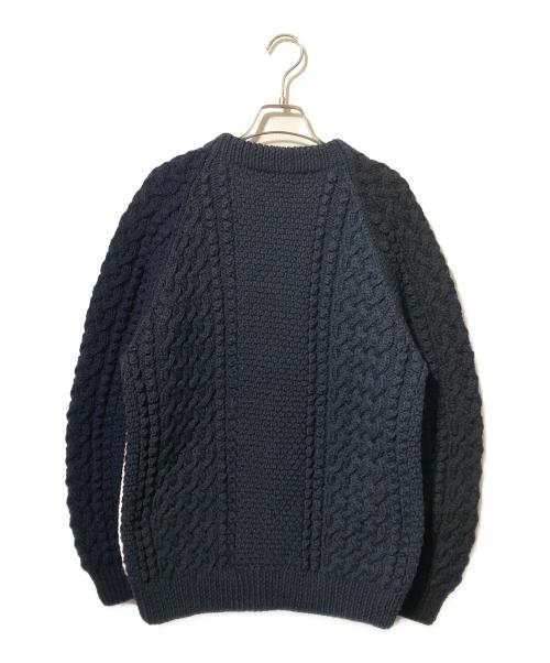 INVERALLAN（インバーアラン）INVERALLAN (インバーアラン) 4Aウールクルーネックニットカーディガン マルチカラー サイズ:表記なしの古着・服飾アイテム