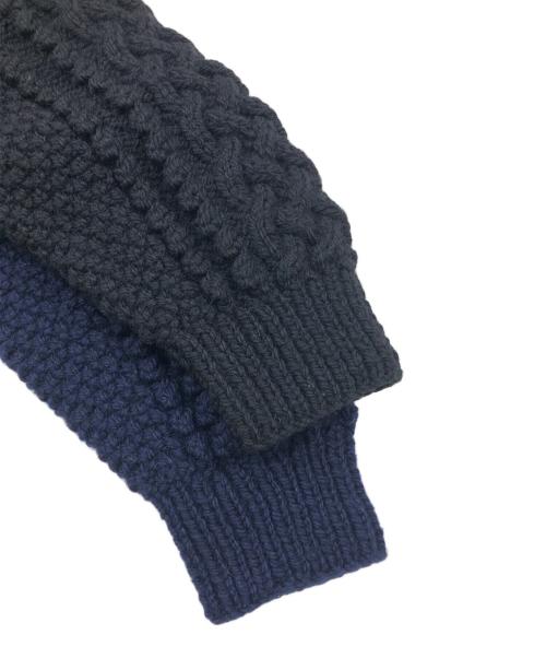 INVERALLAN（インバーアラン）INVERALLAN (インバーアラン) 4Aウールクルーネックニットカーディガン マルチカラー サイズ:表記なしの古着・服飾アイテム