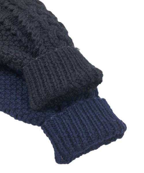 INVERALLAN（インバーアラン）INVERALLAN (インバーアラン) 4Aウールクルーネックニットカーディガン マルチカラー サイズ:表記なしの古着・服飾アイテム