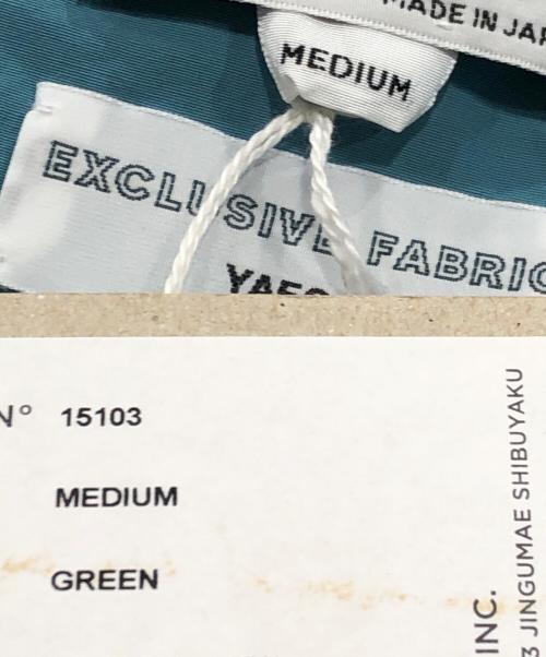 YAECA（ヤエカ）YAECA (ヤエカ) HOODED SHIRT / フーデッドシャツ ブルー サイズ:Mの古着・服飾アイテム