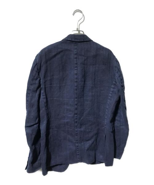 BOGLIOLI（ボリオリ）BOGLIOLI (ボリオリ) リネンテーラードジャケット ネイビー サイズ:48の古着・服飾アイテム