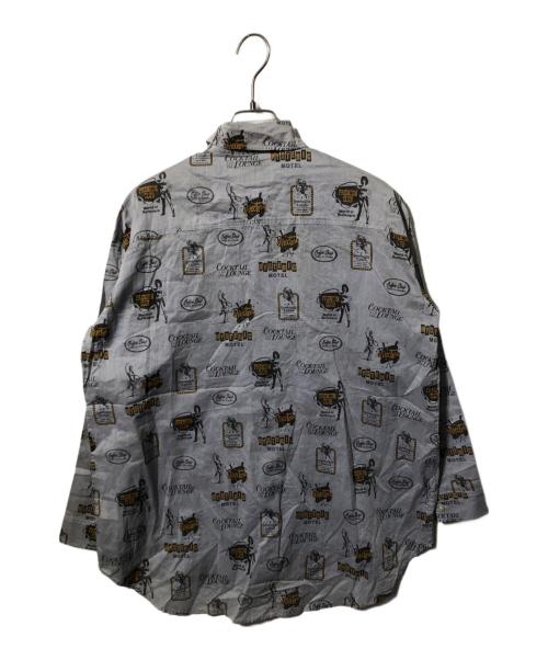 Hysteric Glamour（ヒステリックグラマー）Hysteric Glamour (ヒステリックグラマー) 総柄長袖シャツ グレー サイズ:Freeの古着・服飾アイテム