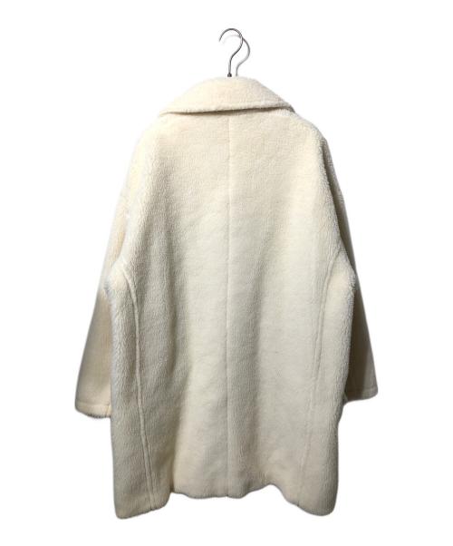 THIRD MAGAZINE（サードマガジン）THIRD MAGAZINE (サードマガジン) 金釦ボアPコート ベージュ サイズ:Vの古着・服飾アイテム