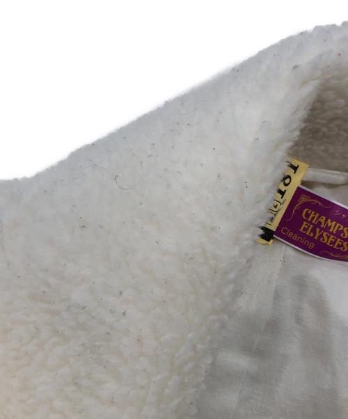 THIRD MAGAZINE（サードマガジン）THIRD MAGAZINE (サードマガジン) 金釦ボアPコート ベージュ サイズ:Vの古着・服飾アイテム