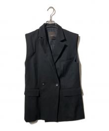 anuans（アニュアンス）の古着「ウールブレンドツイルオーバージレ」｜ブラック