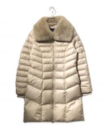 anuans（アニュアンス）の古着「2wayファーカラーダウンコート」｜アイボリー