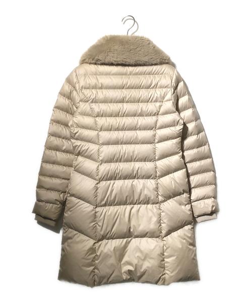 anuans（アニュアンス）anuans (アニュアンス) 2wayファーカラーダウンコート アイボリー サイズ:Mの古着・服飾アイテム