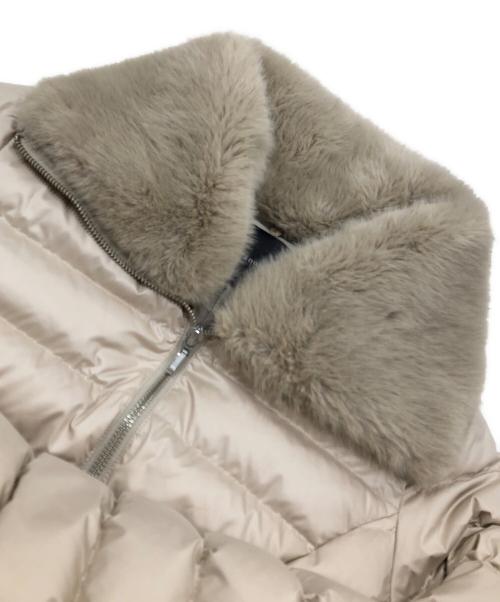 anuans（アニュアンス）anuans (アニュアンス) 2wayファーカラーダウンコート アイボリー サイズ:Mの古着・服飾アイテム