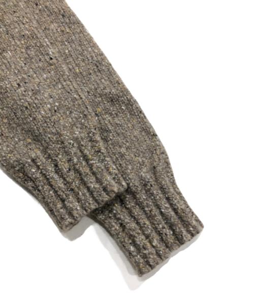 POLO RALPH LAUREN（ポロ・ラルフローレン）POLO RALPH LAUREN (ポロ・ラルフローレン) RLレタードロゴクルーニット ベージュ サイズ:Mの古着・服飾アイテム