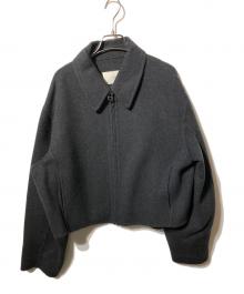 TODAYFUL（トゥデイフル）の古着「Wool Zip Blouson（ウールジップブルゾン）」｜グレー