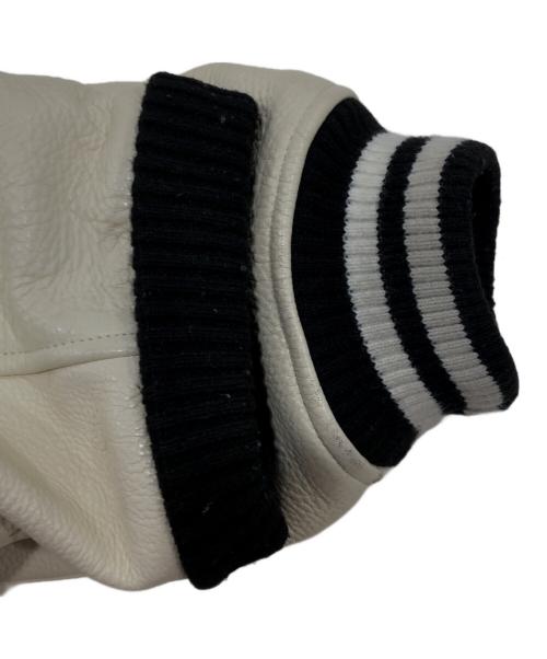 AVIREX（アヴィレックス）AVIREX (アヴィレックス) 2TONE VARSITY JACKET ALL STARS（ツートーン　ヴァーシティ　ジャケット　オール　スターズ） ブラック サイズ:２ＸＬの古着・服飾アイテム