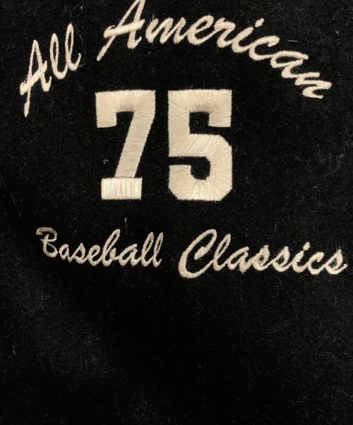 AVIREX（アヴィレックス）AVIREX (アヴィレックス) 2TONE VARSITY JACKET ALL STARS（ツートーン　ヴァーシティ　ジャケット　オール　スターズ） ブラック サイズ:２ＸＬの古着・服飾アイテム