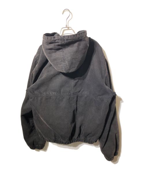 stussy（ステューシー）stussy (ステューシー) Canvas Insulated Work ジャケット（キャンバス　インサレーション　ワーク　ジャケット） ブラック サイズ:Ｌの古着・服飾アイテム