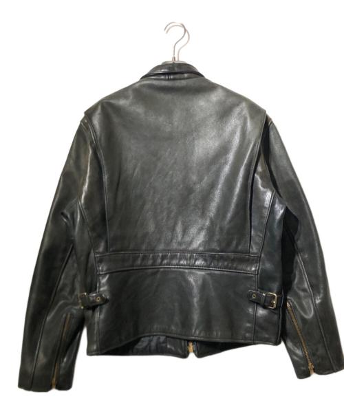 VINTAGE（ヴィンテージ）VINTAGE (ヴィンテージ) レザージャケット ブラック サイズ:表記なしの古着・服飾アイテム