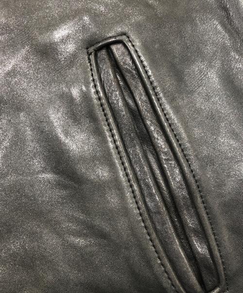 VINTAGE（ヴィンテージ）VINTAGE (ヴィンテージ) レザージャケット ブラック サイズ:表記なしの古着・服飾アイテム