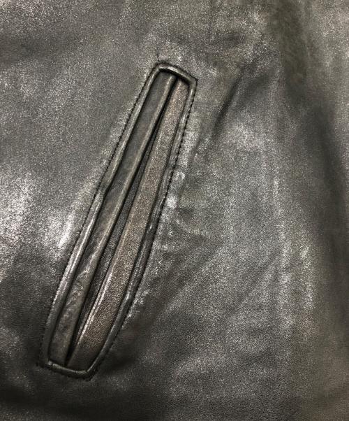 VINTAGE（ヴィンテージ）VINTAGE (ヴィンテージ) レザージャケット ブラック サイズ:表記なしの古着・服飾アイテム