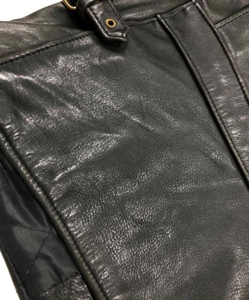 VINTAGE（ヴィンテージ）VINTAGE (ヴィンテージ) レザージャケット ブラック サイズ:表記なしの古着・服飾アイテム