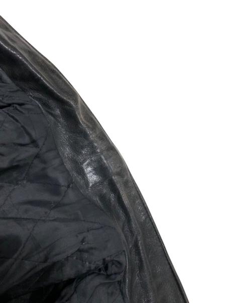 VINTAGE（ヴィンテージ）VINTAGE (ヴィンテージ) レザージャケット ブラック サイズ:表記なしの古着・服飾アイテム