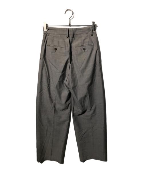 H BEAUTY&YOUTH（エイチ ビューティー&ユース）H BEAUTY&YOUTH (エイチ ビューティー&ユース) ウールミックススラックス ブラウン サイズ:Sの古着・服飾アイテム