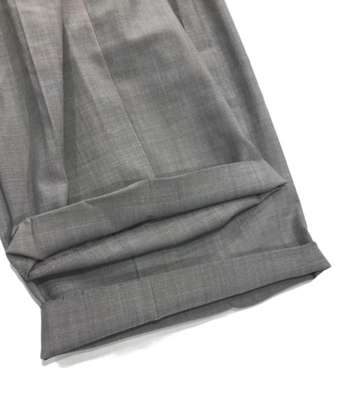 H BEAUTY&YOUTH（エイチ ビューティー&ユース）H BEAUTY&YOUTH (エイチ ビューティー&ユース) ウールミックススラックス ブラウン サイズ:Sの古着・服飾アイテム