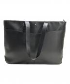 MONTBLANCモンブラン）の古着「サルトリアルホリゾンタルレザートートバッグ」｜ブラック