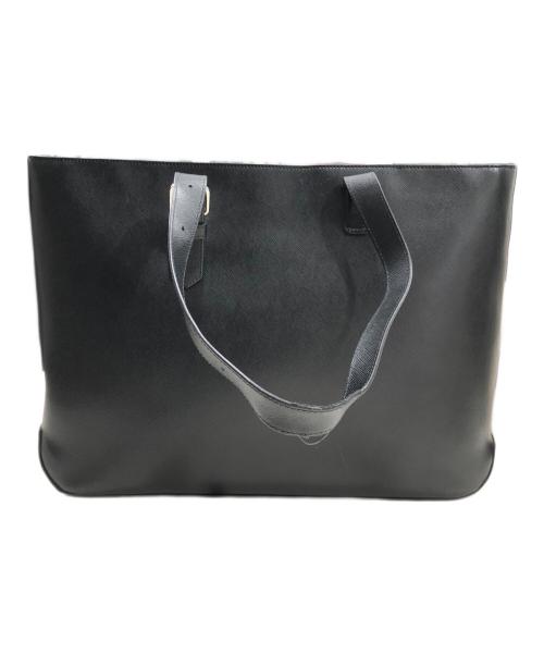 MONTBLANC（モンブラン）MONTBLANC (モンブラン) サルトリアルホリゾンタルレザートートバッグ ブラックの古着・服飾アイテム