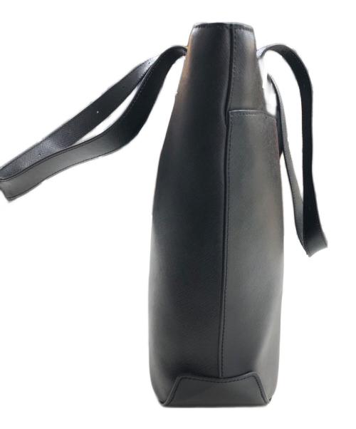 MONTBLANC（モンブラン）MONTBLANC (モンブラン) サルトリアルホリゾンタルレザートートバッグ ブラックの古着・服飾アイテム