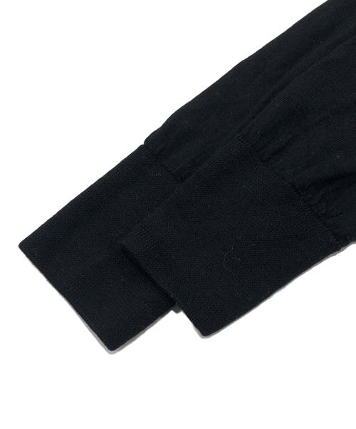 AMI Alexandre Mattiussi（アミアレクサンドルマテュッシ）AMI Alexandre Mattiussi (アミアレクサンドルマテュッシ) ハートロゴサマーニット ブラック サイズ:Sの古着・服飾アイテム