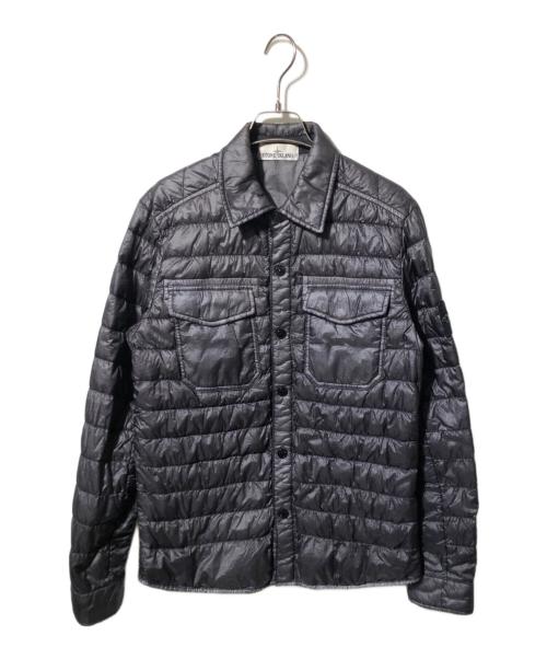 STONE ISLAND（ストーンアイランド）STONE ISLAND (ストーンアイランド) ダウンシャツジャケット / Garment Dyed Down Shirt Jacket グレー サイズ:Sの古着・服飾アイテム