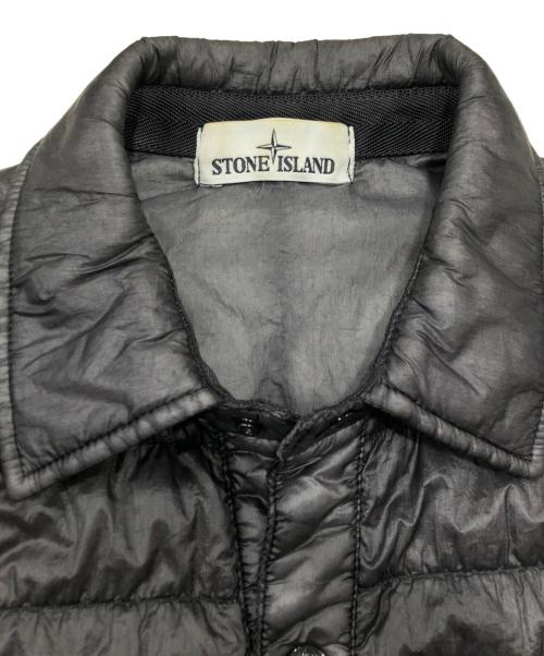 STONE ISLAND（ストーンアイランド）STONE ISLAND (ストーンアイランド) ダウンシャツジャケット / Garment Dyed Down Shirt Jacket グレー サイズ:Sの古着・服飾アイテム