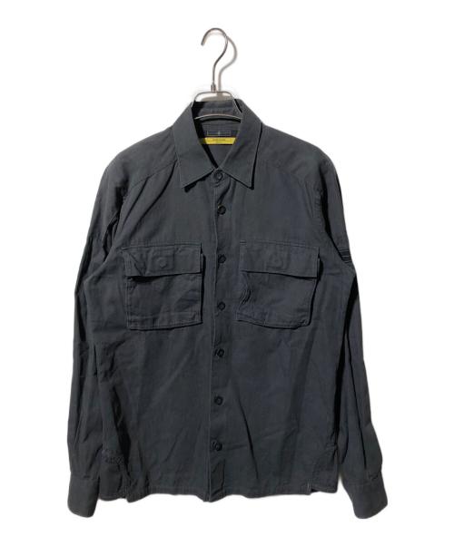 STONE ISLAND（ストーンアイランド）STONE ISLAND (ストーンアイランド) シャツジャケット グレー サイズ:Sの古着・服飾アイテム