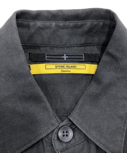 STONE ISLAND（ストーンアイランド）STONE ISLAND (ストーンアイランド) シャツジャケット グレー サイズ:Sの古着・服飾アイテム