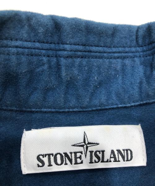 STONE ISLAND（ストーンアイランド）STONE ISLAND (ストーンアイランド) モールスキンシャツ / moleskin overshirt ネイビー サイズ:Sの古着・服飾アイテム
