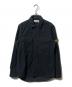 STONE ISLAND（ストーンアイランド）の古着「モールスキンシャツ / moleskin overshirt」｜ブラック