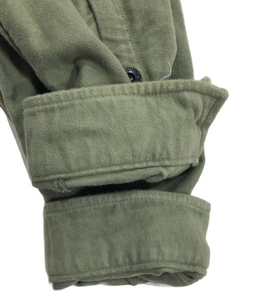 STONE ISLAND（ストーンアイランド）STONE ISLAND (ストーンアイランド) モールスキンシャツ / moleskin overshirt グリーン サイズ:Sの古着・服飾アイテム