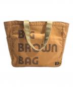 PORTER×BROWN by 2-tacsポーター×ブラウンバイツータックス）の古着「BIG BROWN BAG / ビッグブラウンバッグ」｜ブラウン