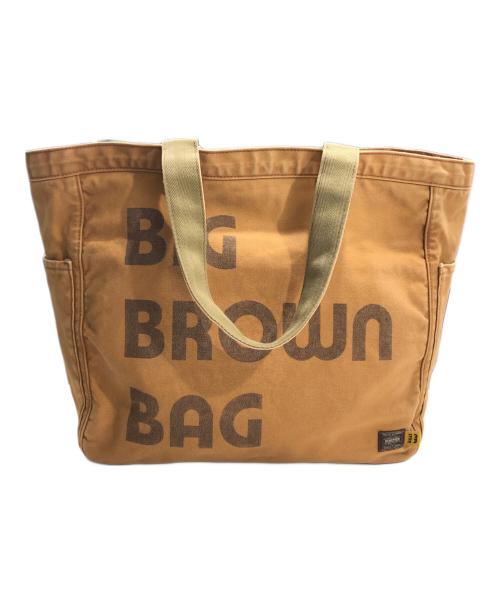 PORTER（ポーター）PORTER (ポーター) BROWN by 2-tacs (ブラウンバイツータックス) BIG BROWN BAG / ビッグブラウンバッグ ブラウンの古着・服飾アイテム