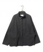 SOUMOソウモ）の古着「ダブルジップ スタンドカラージャケット」｜パープル