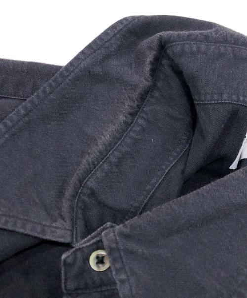 Graphpaper（グラフペーパー）Graphpaper (グラフペーパー) Oxford Oversized B.D Shirt（オックスフォード　オーバーサイズ　ボタンダウン　シャツ） ブラック サイズ:FREEの古着・服飾アイテム