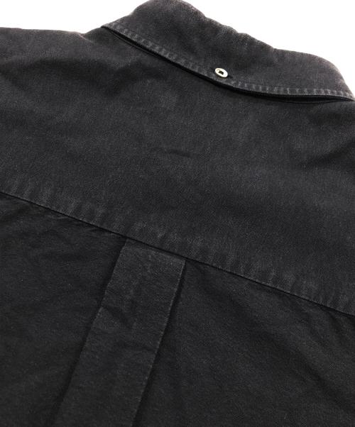 Graphpaper（グラフペーパー）Graphpaper (グラフペーパー) Oxford Oversized B.D Shirt（オックスフォード　オーバーサイズ　ボタンダウン　シャツ） ブラック サイズ:FREEの古着・服飾アイテム