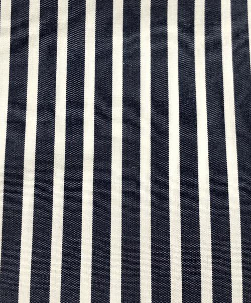 miffew（ミフュー）miffew (ミフュー) ロングダウンシャツ ホワイト×ネイビー サイズ:3の古着・服飾アイテム