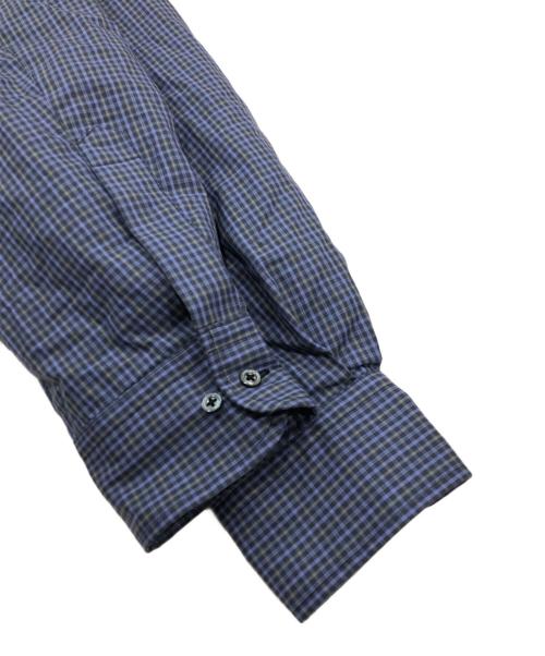 miffew（ミフュー）miffew (ミフュー) ロングダウンシャツ/BLUE CHECK（ブルー　チェック） ネイビー サイズ:3の古着・服飾アイテム