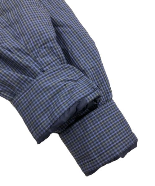 miffew（ミフュー）miffew (ミフュー) ロングダウンシャツ/BLUE CHECK（ブルー　チェック） ネイビー サイズ:3の古着・服飾アイテム