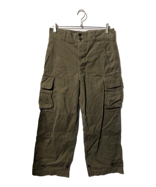 French Army（フランス軍）French Army (フランス軍) M-47コットンツイルカーゴパンツ ブラウン サイズ:43の古着・服飾アイテム