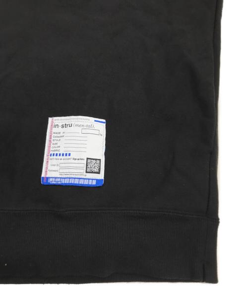 MIHARA YASUHIRO in・stru(men-tal).（ミハラヤスヒロ）MIHARA YASUHIRO in・stru(men-tal). (ミハラヤスヒロ) French Terry Pullover スウェット ブラック サイズ:44の古着・服飾アイテム