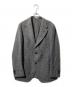 BOGLIOLI（ボリオリ）の古着「ウールシルクヘリンボーン2Ｂテーラードジャケット」｜グレー