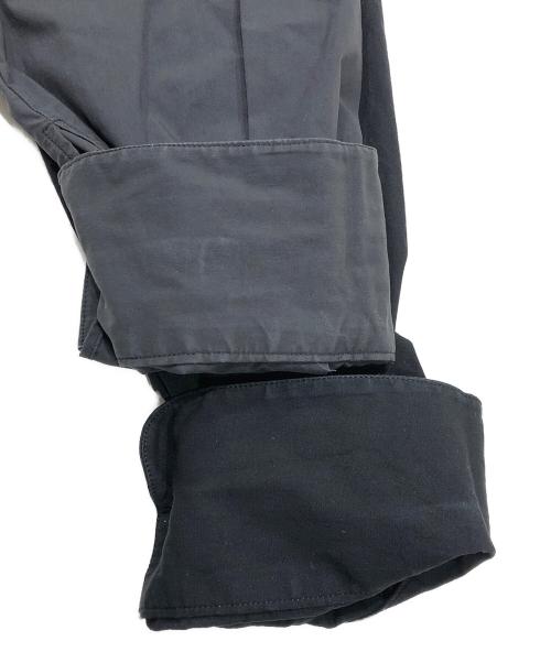 Tamme（タム）Tamme (タム) レイヤードロングシャツ ブラック サイズ:SIZE Lの古着・服飾アイテム